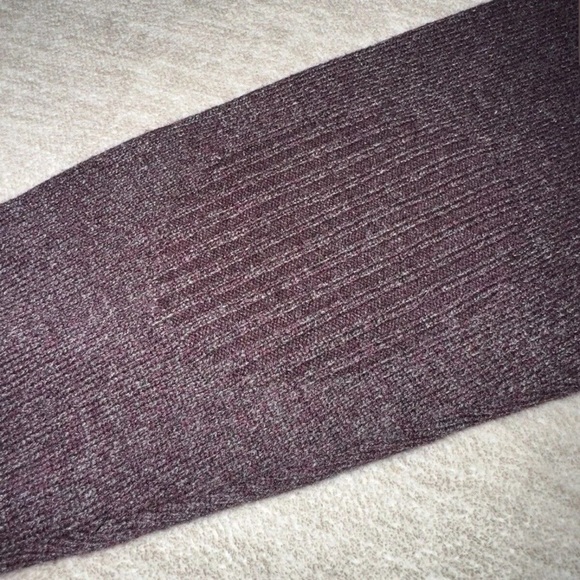 Wool Men’s XL V Crew Neck Pullover Sweater Plum Sweatshirt EUC Joseph Abboud - Picture 9 of 10